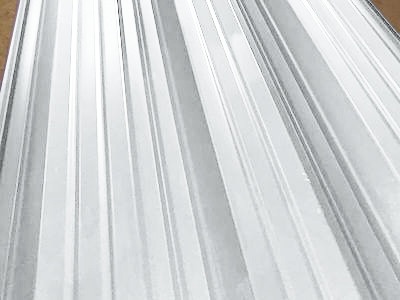 Окрашенный профнастил С8-1150, 0,4 мм, серо-белый