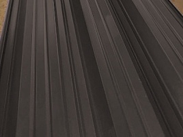 Окрашенный профнастил С20-1100, 0,55 мм, шоколадно-коричневый