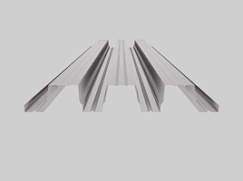 Оцинкованный профнастил Н114-600, 0,7 мм